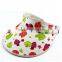 colourful uv caps cotton pvc cheap sun visor hats for women