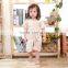 New Design summer natural colored cotton short sleeve baby cotton clothes