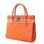 Ostrich Skin Tote Bag for Ladies Genuine Leather Luxury Handbags Handmade Women Handbag