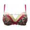 ORA2008 hot sell odm oem top brand women ladie push up colorful sexy bra