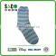 colorful double stripe fluffy socks