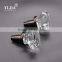 Zinc Alloy Octagonal Cut Knob Clear Office Vintage Glass Door Handle