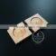 25mm setting size natual log wood round bezel square pendant setting DIY findings bezel tray supplies 1411129