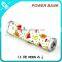 Full capacity blue lipstick christmas gift power bank 2600mah