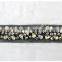 Fashional shinning 2.4cm webbing rhinestone crystal trims for garment