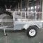 6x4 fully weld galvanized box trailer with cage
