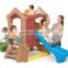 outdoor&indoor playground slide for children,slide, small house, Plastic Slide Type plastic slide and swing toys