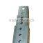 Outdoor galvanized perforated steel square road traffic sign post