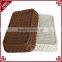 Wholesales beautiful handmade PE rattan bath basket for storage hotel bath gift set