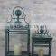 New Lantern Holder Creative 2 Set Antique Metal Iron Garden Large Candle Lantern