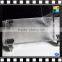 Modern clear acrylic serving hand cart with 4 wheels acrylic trolley coffee table