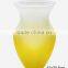 frosted colored glass vase for wedding
