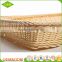 China high quality customized cheap PP plastic empty food designer bread fruit basket for supermarket