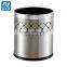 Stainless steel waste bin for both kitchen and bathroom