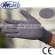 NMSAFETY13 Gauge Grey Palm Knit Work Gloves/Crinkle Latex Coated Glove/Latex Garden Glove