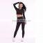 Women Cheap Tracksuit Suit Sets Custom Tracksuit Summer Top Sexy 2 Piece Set Latest Design Short Top Hooded Full Length Sets