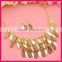 wholesale fashion women acrylic alloy tassel necklace design in teardrop WNK-277