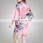 Contrast Color European Design Trendy Fashion Girl Photos Nightdress With Your Logo