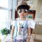HFR-YA10 Children colored sunglasses frog mirror reflective sunglasses glasses