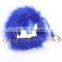 CX-R-48K Cute Accessories Fashion Genuine Fox Raccoon Fur Key Chains