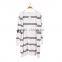 Garment manufactorer wholesale great design fashion casual wear stripe long winter coats ladies 2017