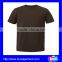Wholesale Cootton Men's Blank Brown Short Sleeve O Neck T-shirts, Men's Plain T-shirt