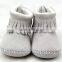 2017 Winter Toddler shoes leather moccasins boot outsole for baby boot
