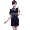 2016 new design Airline uniforms workwears for airline stewardess OEM and ODM uniforms