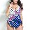Nylon Plus Size One-piece Swimsuit