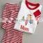 2017 wholesale matching family pajamas spirit embroidery design christmass sleepwear clothes