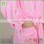 Wholesale Cheap Pink Cute Embroidery Couple Bathrobe