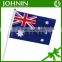 latest polyester 20*30cm plastic holder hot Australia election hand flag