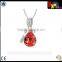 "Heart of the Ocean" Bowtie Pendant Necklace Made with Crystal, Women Heart Jewelry
