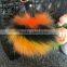 2017 Decoration Accessories Fur Pom Keychain Manufacturers Faux Fox Fur Ball