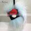 New style little monster pom pom charm promotion key chain