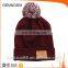 Pom Custom Embroidery Beanie