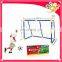 DIY folding soccer goal with inflatable PVC football