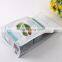Customized printed flat square block bottom side gusset bag for snack