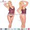 ST102 wholesale pink plaid sexy women nightdress with underpants trimming plus size sexy lingerie