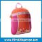 Orange And Pink Lunch Carrier Neoprene Nautical Lunch Tote Bag
