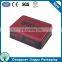 BK01 Custom printed black food grade square tea metal tin box for packaging