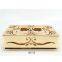 new design gold metal tissue box for home decorations