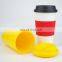 Korean version simple personality plastic hand coffee drink cup for car male and female students with custom color