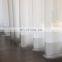 Solid color French window modern sheer linen tulle hotel  curtains