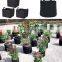 factory supply customized size felt grow bag for plants with handles