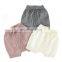 0-3Yrs Newborn Knitting Kids Boys Knitted Shorts Autumn Winter Toddler Girls High Waist Shorts Cotton Bread Shorts