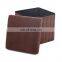 RTS Modern Furniture Corduroy Foldable Storage Ottoman Folding Stool