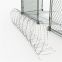Galvanized/PVC Coated Single Coil Razor Barbed Wire Security Welded Wire Mesh Fence For Home
