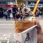 Korean ice cream open fish waffle machine for sale