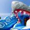 Coconut Tree Shark Bounce House Children Jumpy Castle Inflatable Houses With Slide